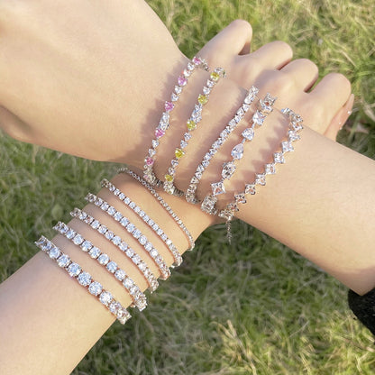 Multi-Shaped Gemstone Bracelet