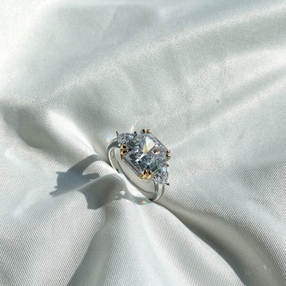 Luxury Radiant-Cut Stone Ring