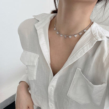 Floral Drop Necklace