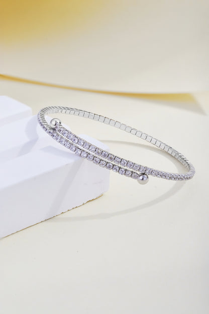 Double Row Crystal Bracelet