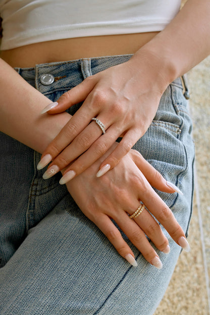 Silver Baguette Ring