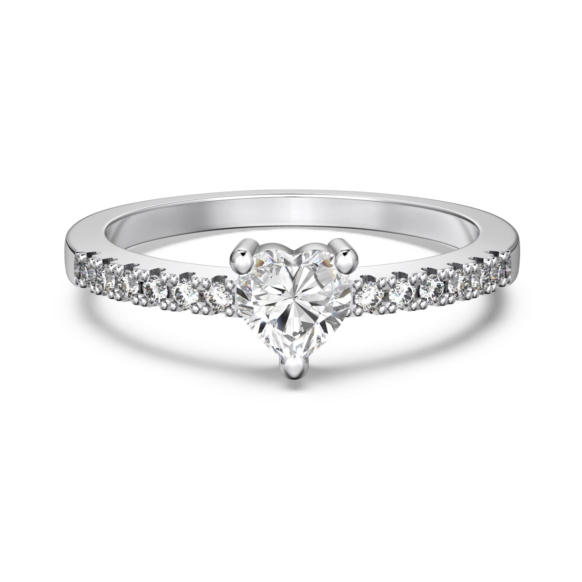 Classic Round Diamond Engagement Ring