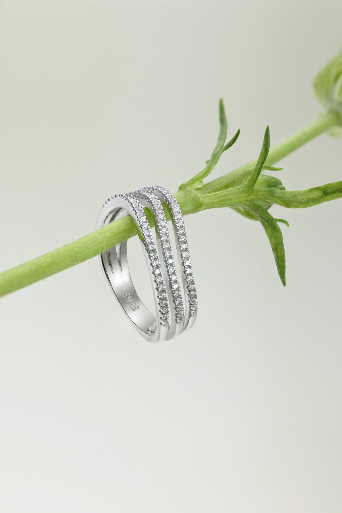 Silver Triple Band Ring