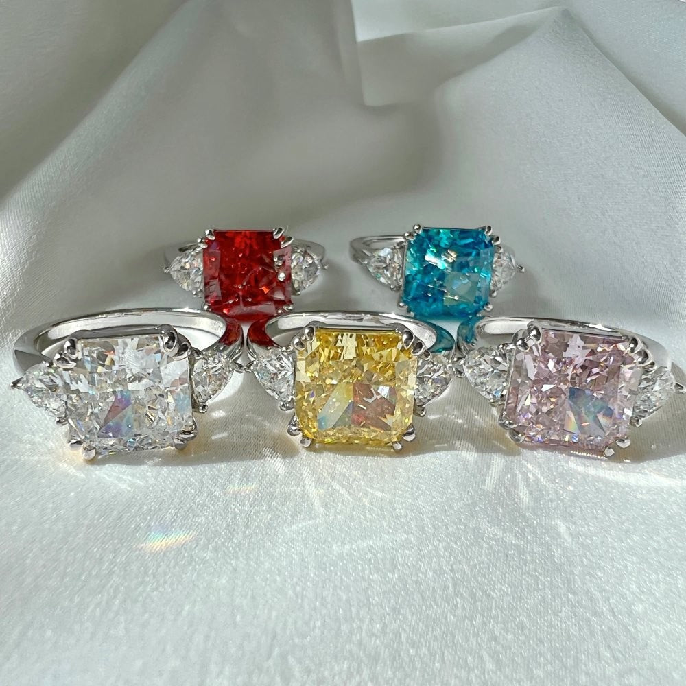 Luxury Radiant-Cut Stone Ring