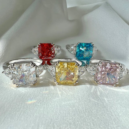 Luxury Radiant-Cut Stone Ring