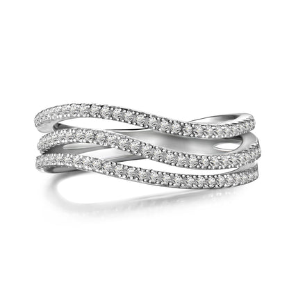 Silver Triple Band Ring