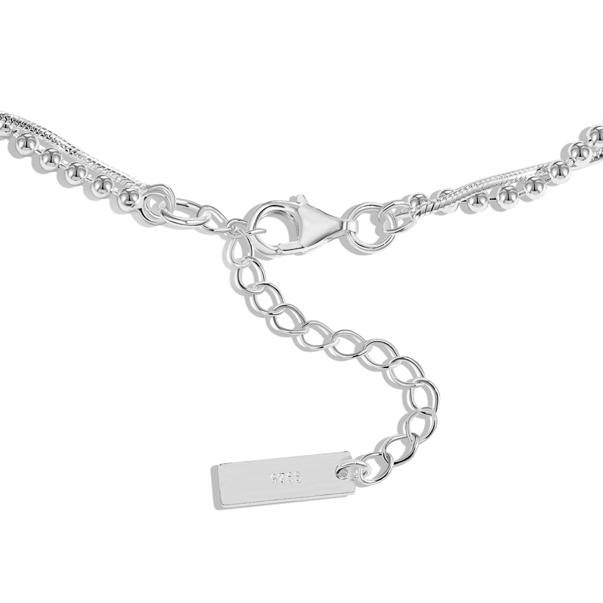 Silver Twist Chain Necklace