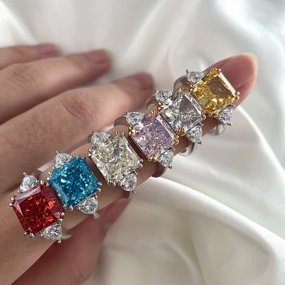 Luxury Radiant-Cut Stone Ring