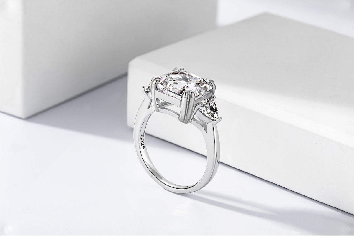 Luxury Radiant-Cut Stone Ring