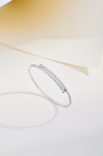 Double Row Crystal Bracelet