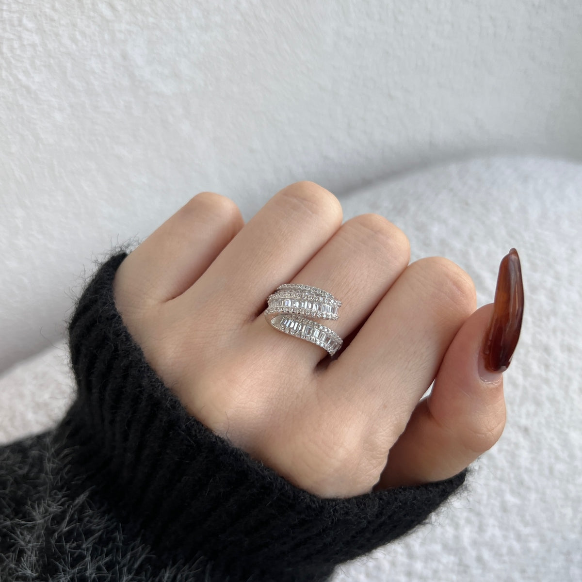 Layered Baguette Ring