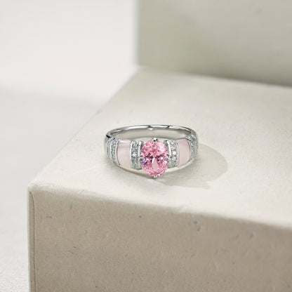 Elegant Pink Gemstone Ring