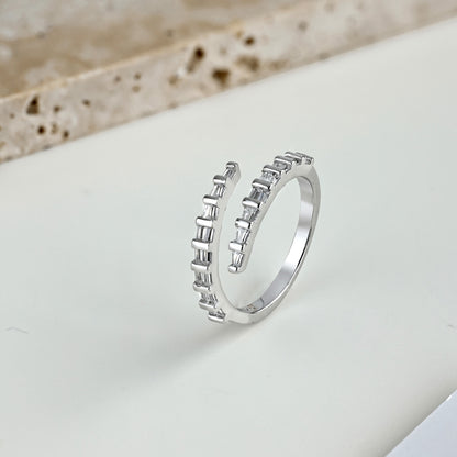 Silver Baguette Ring