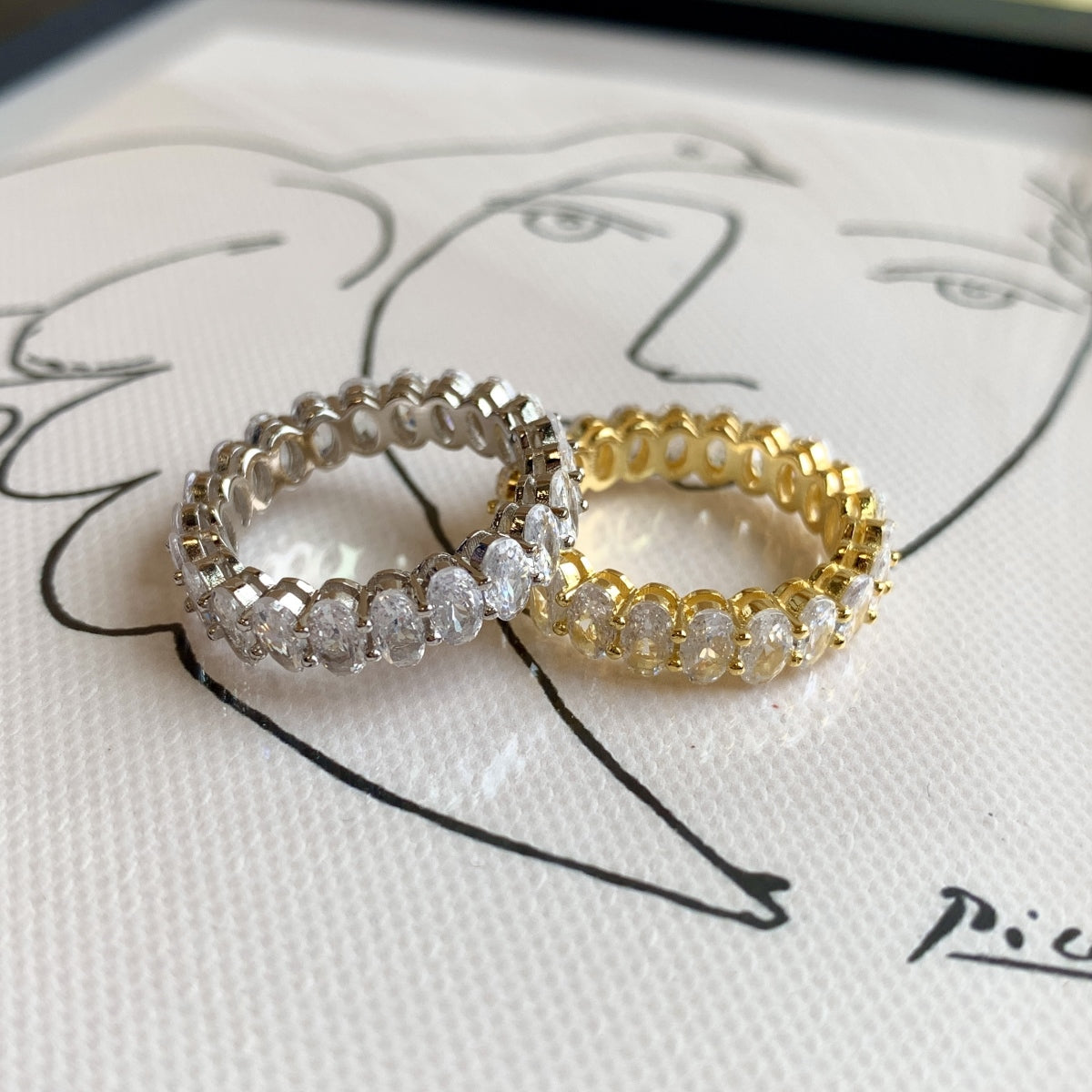 Gold Eternity Band Ring