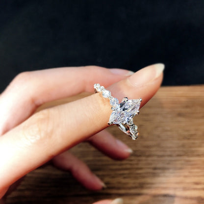 Marquise-Cut Solitaire Ring