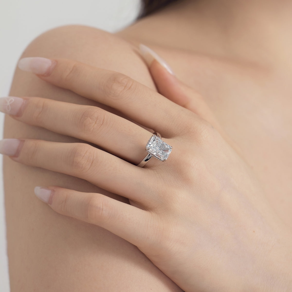 Radiant Cut Solitaire Ring