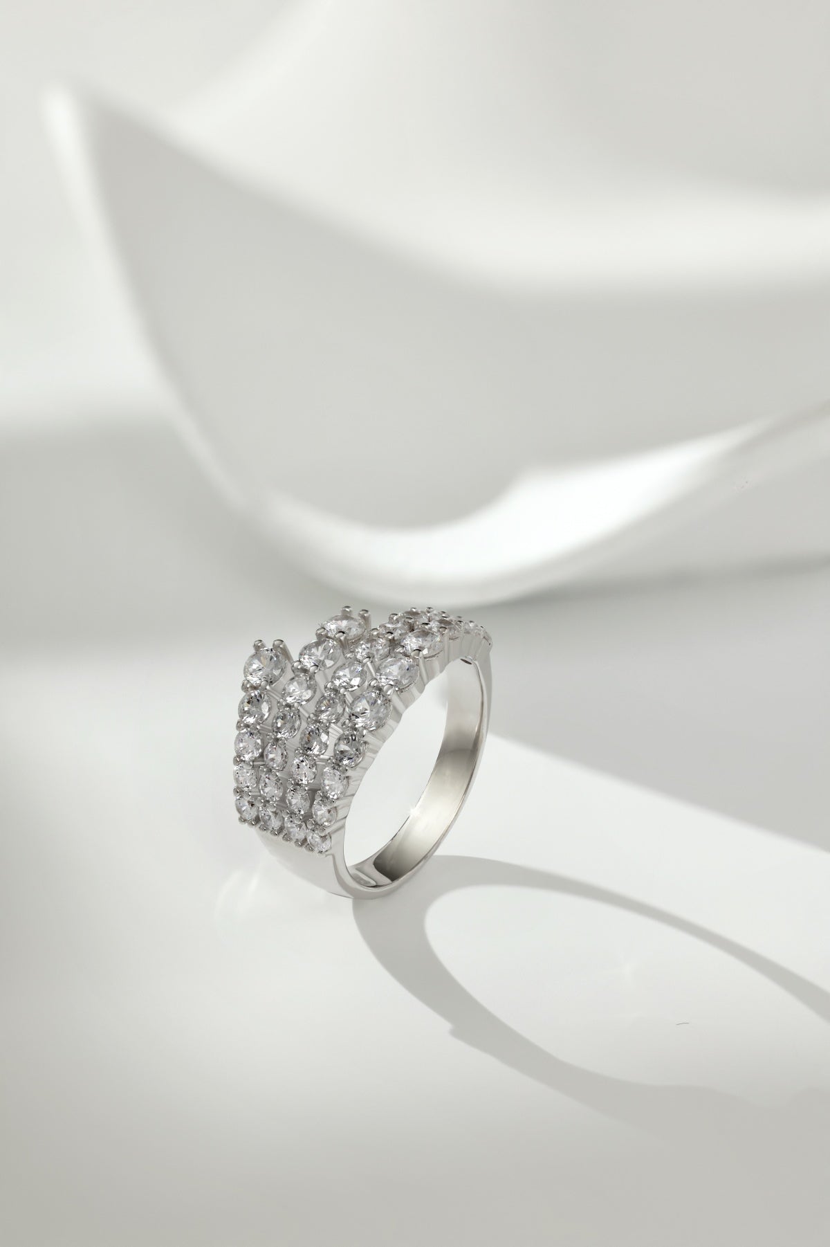 Multi-Row Diamond Ring