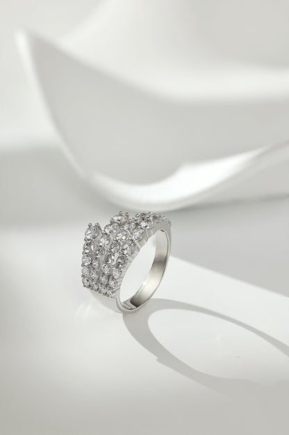 Multi-Row Diamond Ring