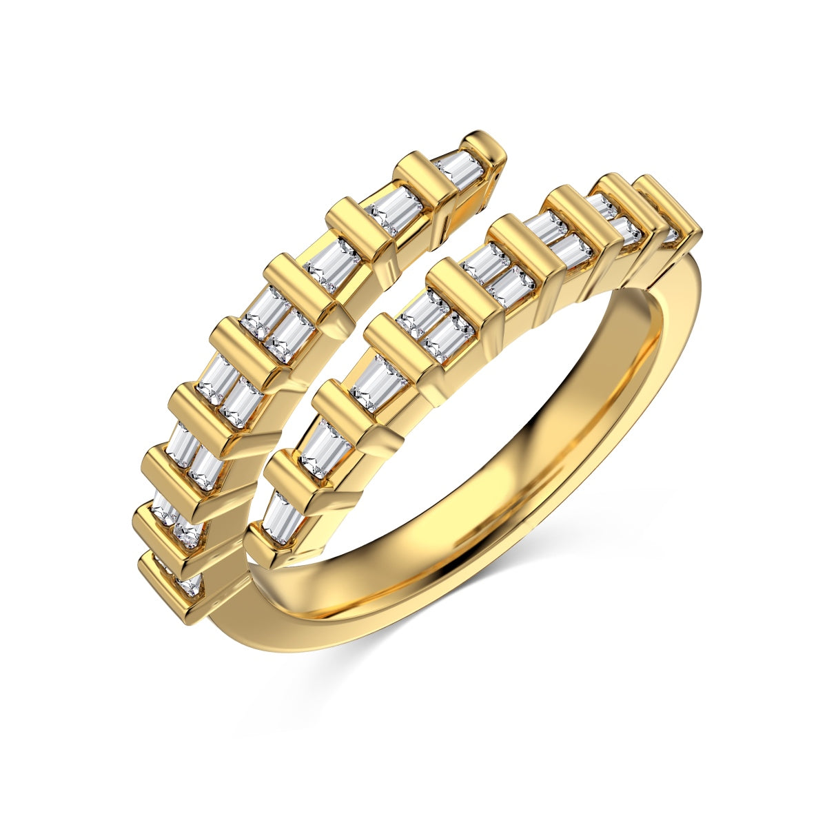 Gold Baguette Ring