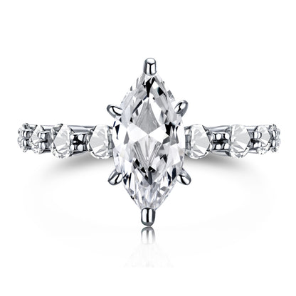 Marquise-Cut Solitaire Ring