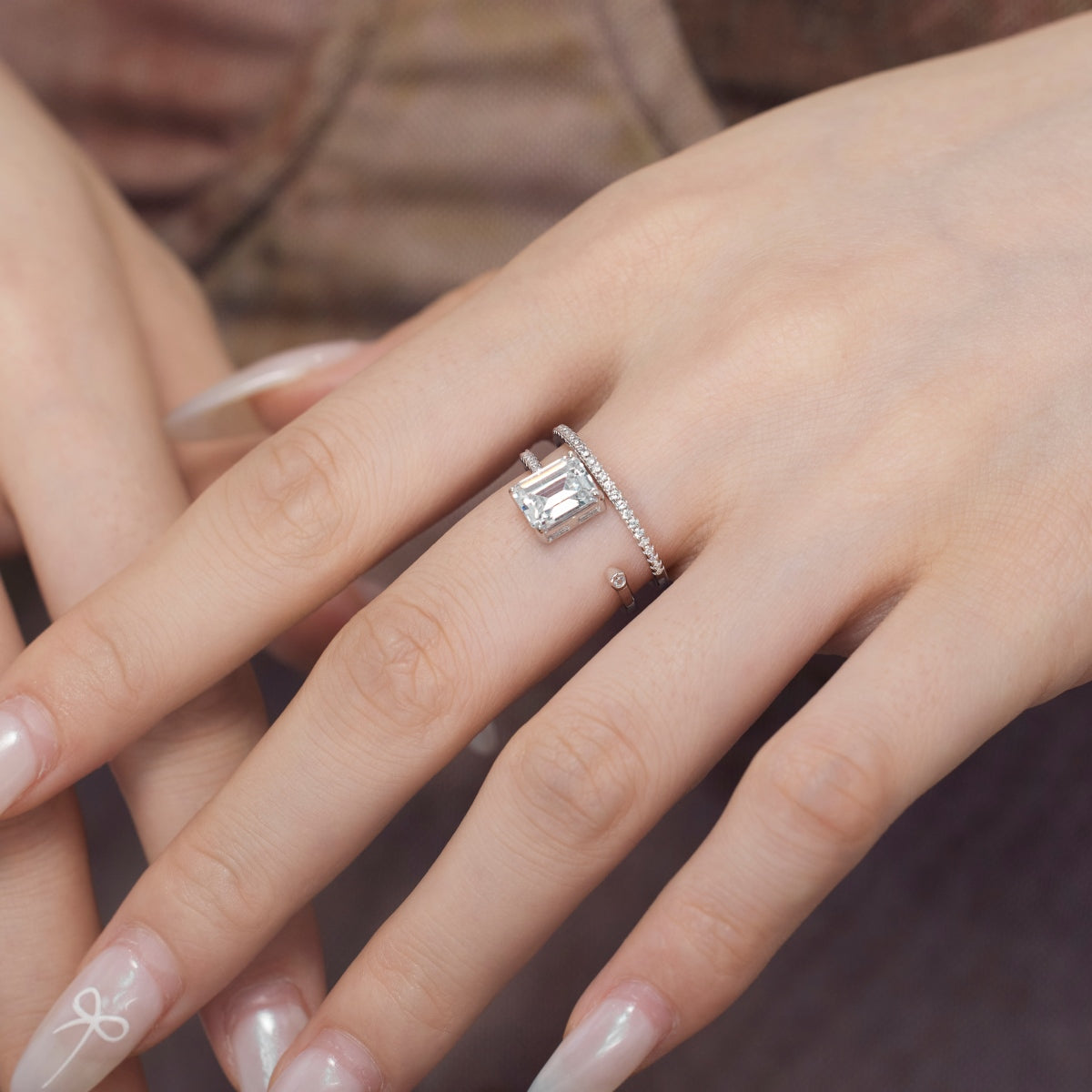 Emerald Cut Solitaire Ring