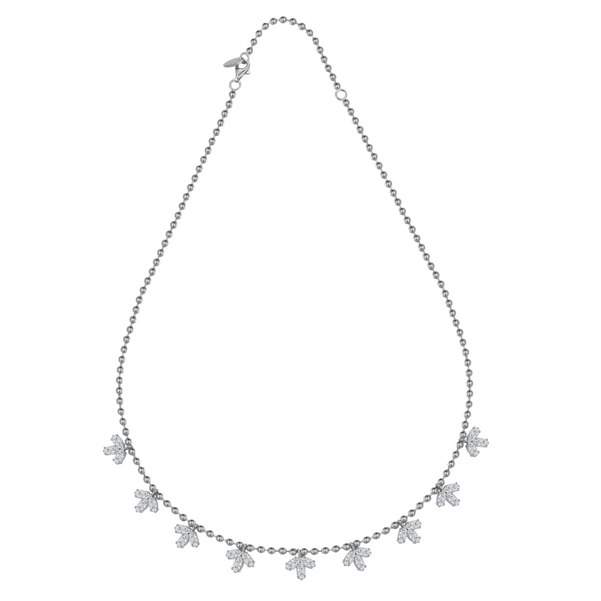 Floral Drop Necklace