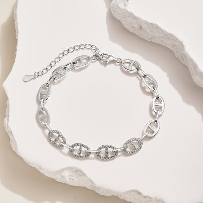 Interlocking Link Bracelet