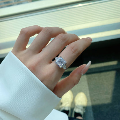 Luxury Radiant-Cut Stone Ring