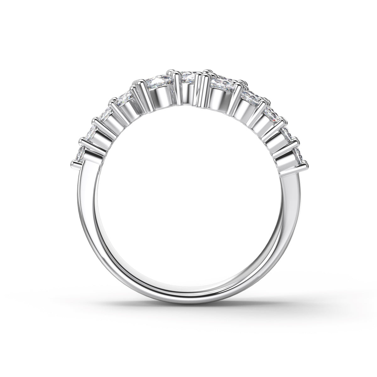 Multi-Row Diamond Ring