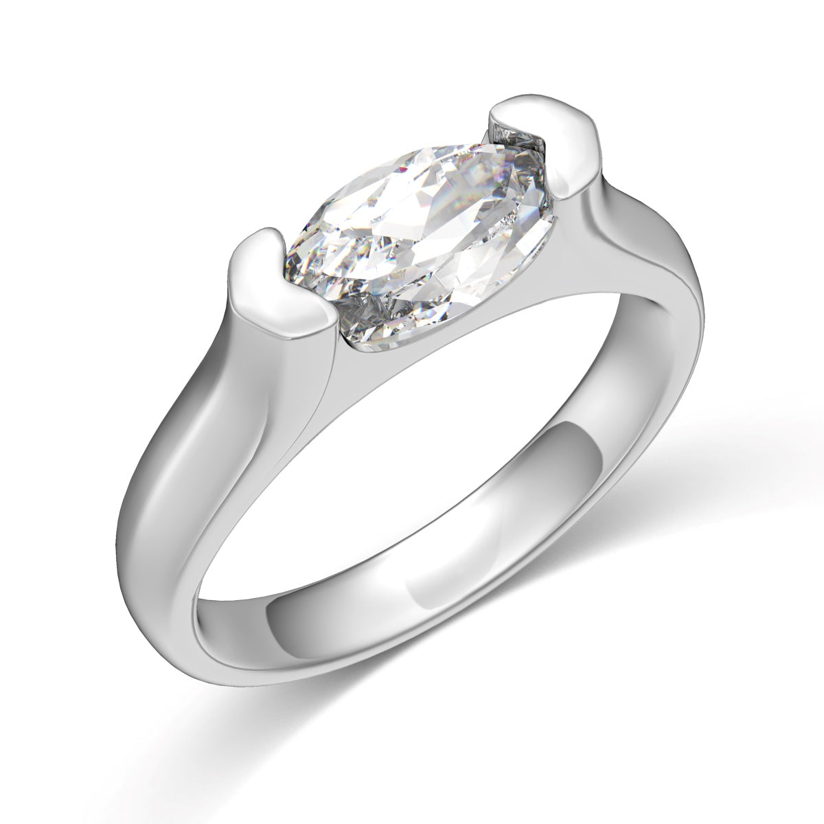 Modern Marquise  Ring