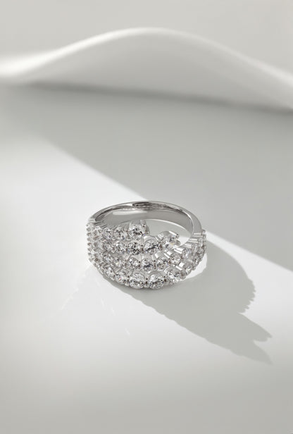 Multi-Row Diamond Ring