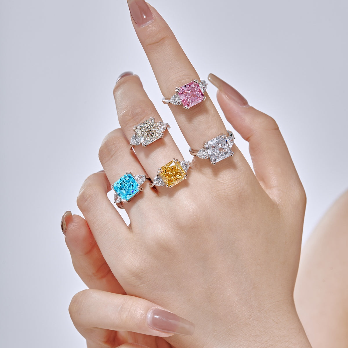 Luxury Radiant-Cut Stone Ring