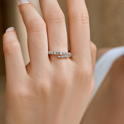 Silver Baguette Ring