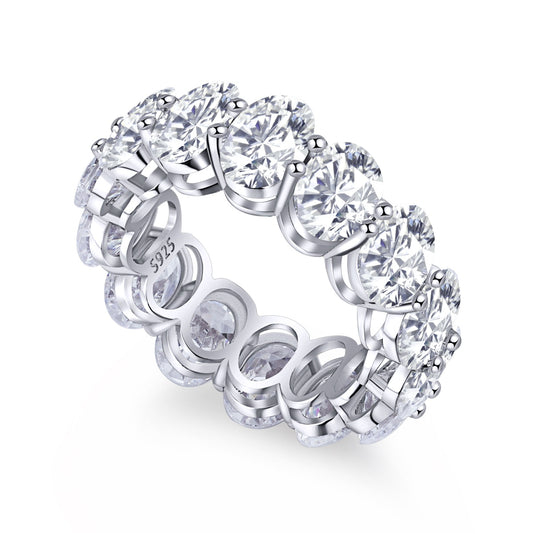 Silver Eternity Band Ring