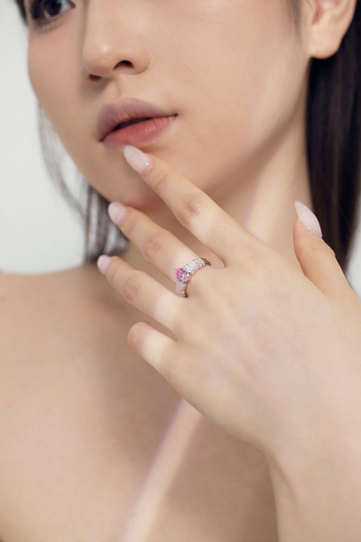 Elegant Pink Gemstone Ring