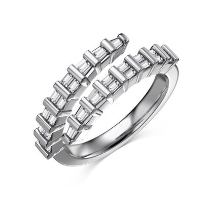 Silver Baguette Ring