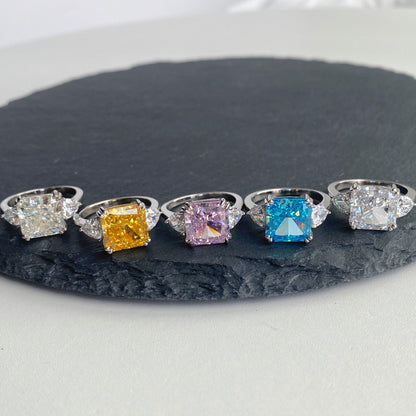 Luxury Radiant-Cut Stone Ring