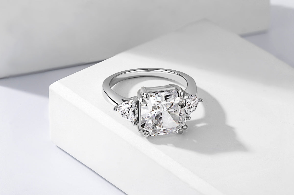 Luxury Radiant-Cut Stone Ring