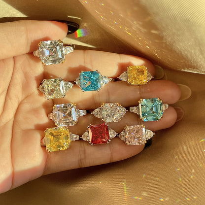 Luxury Radiant-Cut Stone Ring