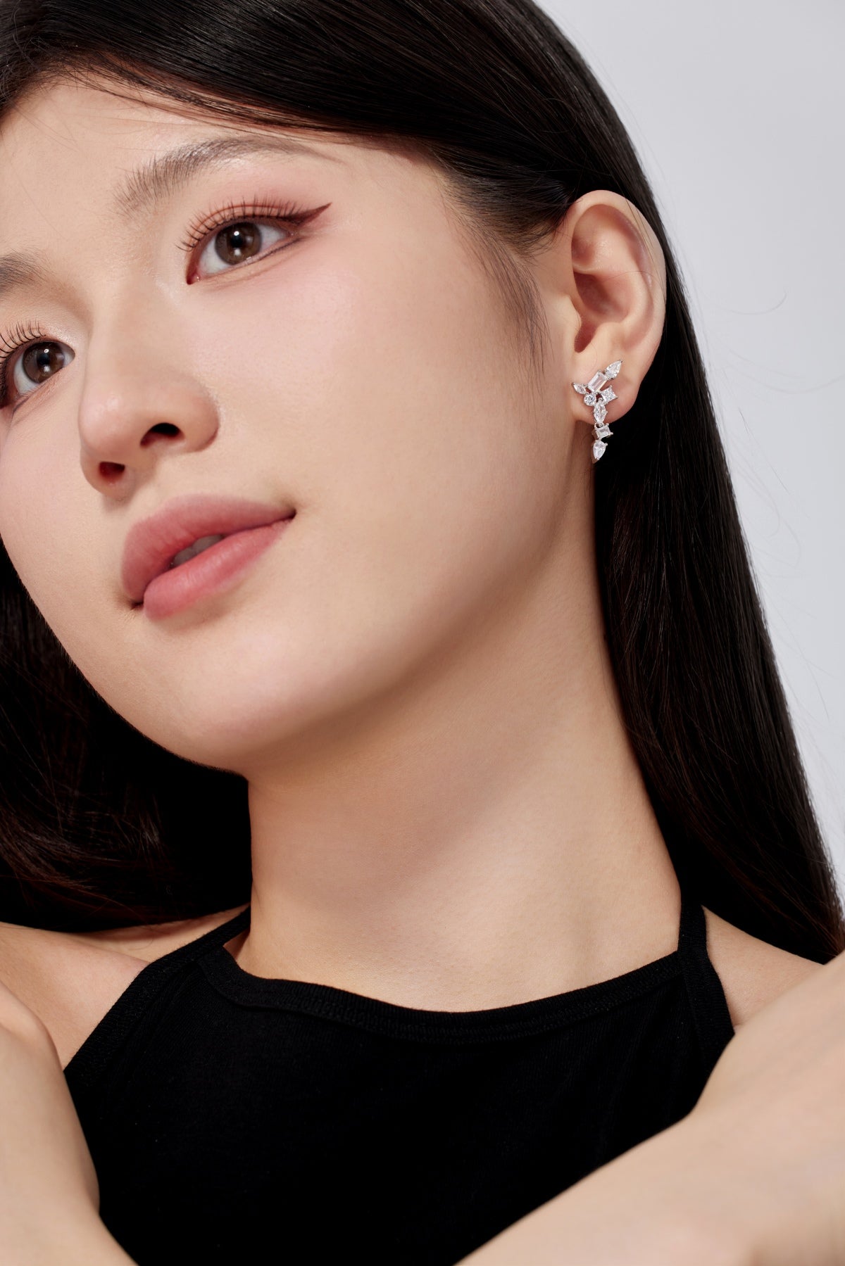 Celestial Cluster Drop Earrings