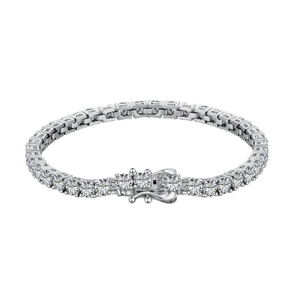 Classic Silver Tennis Bracelet