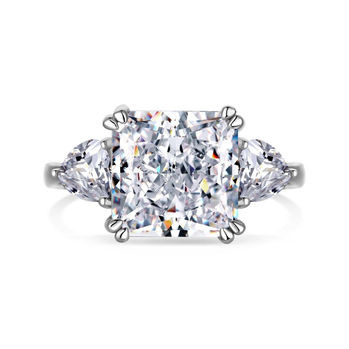 Luxury Radiant-Cut Stone Ring