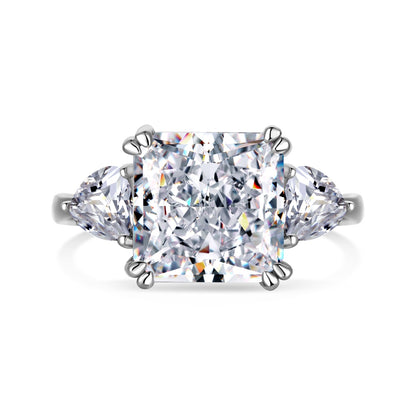 Luxury Radiant-Cut Stone Ring