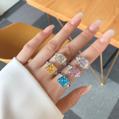 Luxury Radiant-Cut Stone Ring