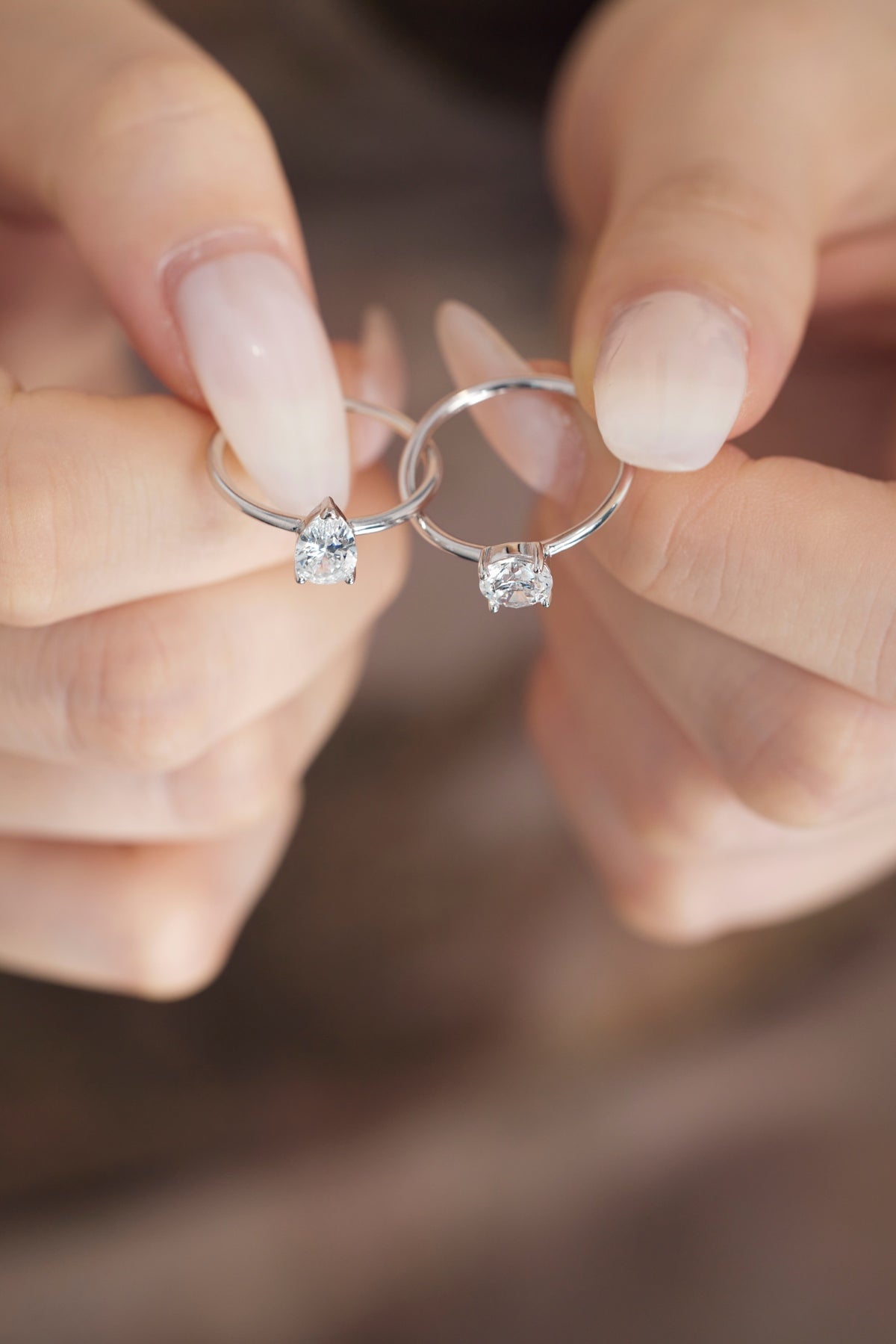 Two-Stone Crisscross Ring