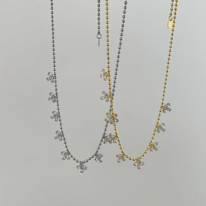 Floral Drop Necklace