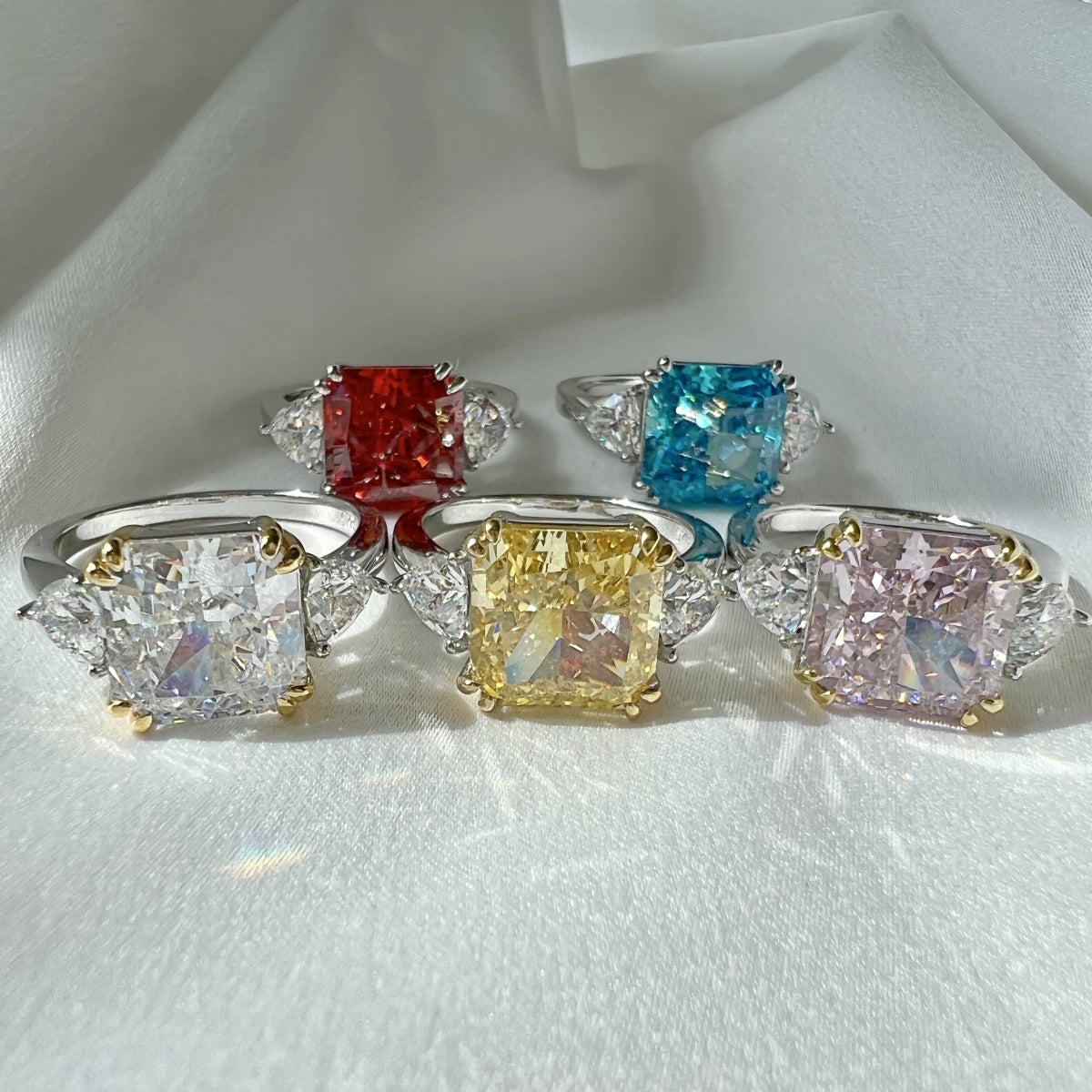 Luxury Radiant-Cut Stone Ring