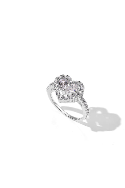 Heart-Shaped Diamond Ring