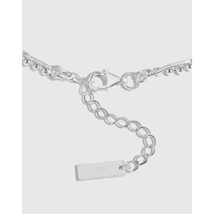 Silver Twist Chain Necklace